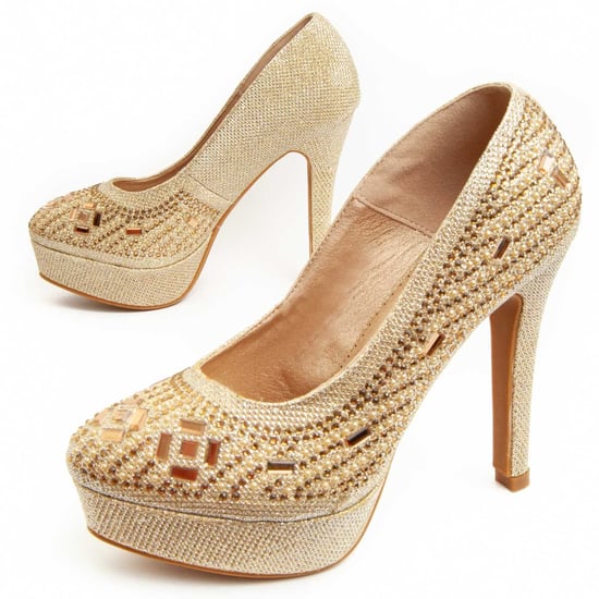 Montevita Heel Shoe Unne60 In Gold