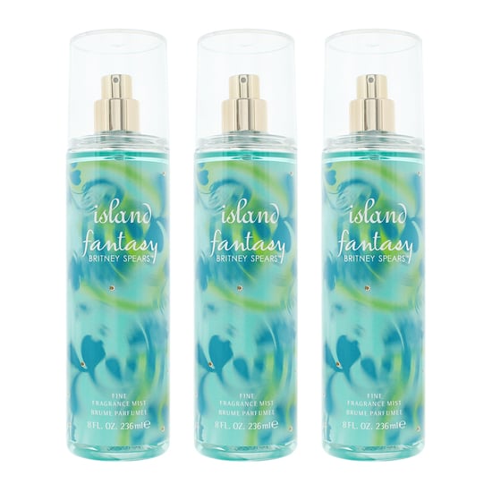 Britney Spears Island Fantasy Fine Fragrance Mist 236ml For Her x 3