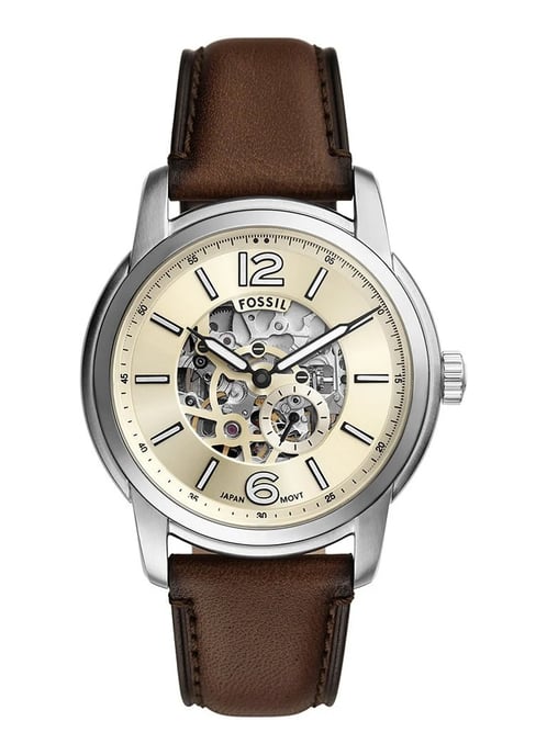 Fossil Heritage Heren Horloge Bruin ME3264 - Image 1