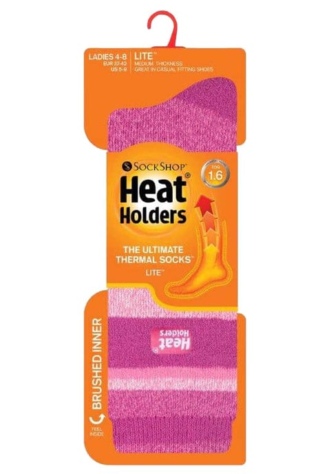 Heat Holders Thermische sokken met dun patroon voor dames - Klei - Image 2