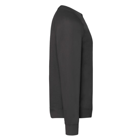 Fruit of the Loom Heren Klassiek Raglan Sweatshirt (Zwart) - Image 3