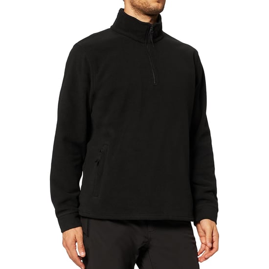 Regatta Thor Overhead Half Zip Anti-Pill Fleece Top (170 GSM) (Black)