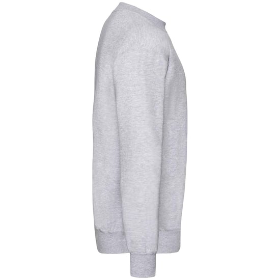 Fruit of the Loom Heren Klassiek 80/20 Ingezet Sweatshirt (Heide Grijs) - Image 3