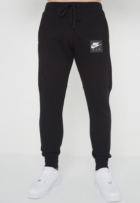 Nike Air Heren Zip Through Trainingspak Set Zwart - Image 3