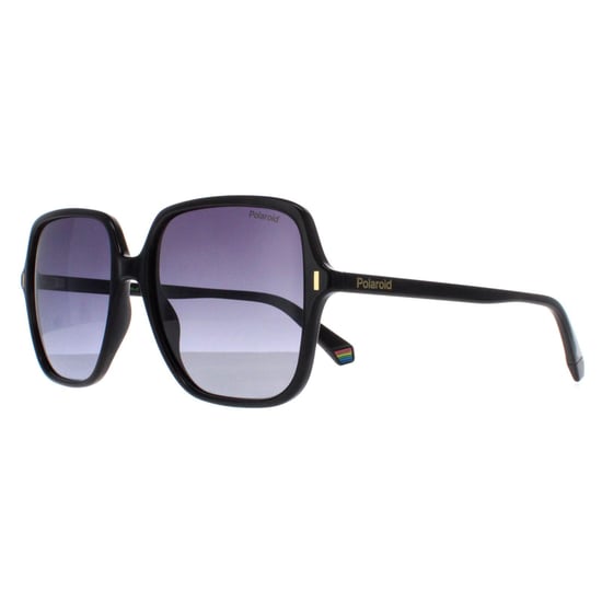 Polaroid Square Womens Black Grey Gradient Polarized PLD 6219/S