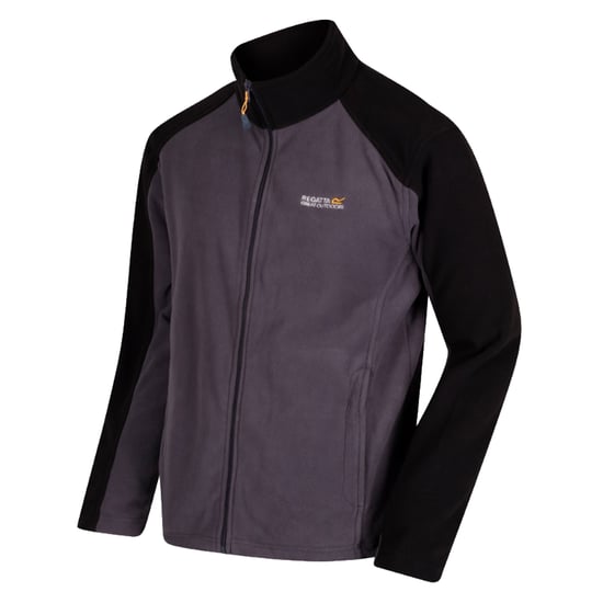Regatta Great Outdoors - Heren Hedman II Tweekleurige Fleece Vest (Grijs/Zwart) - Image 3