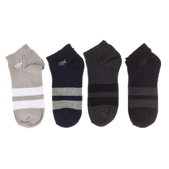 Pack of 4 men's ankle socks, men's short socks
