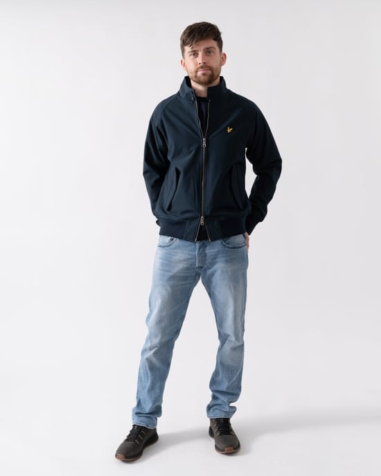 Lyle & Scott merkembleem donker marineblauw softshell jack - Image 5