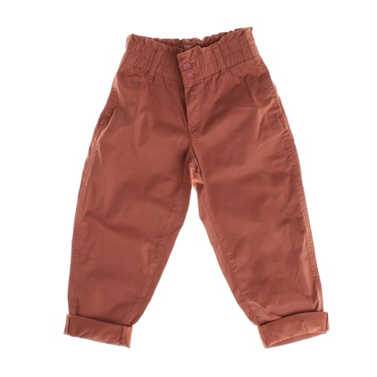 Straight gathered trousers 416204 girls
