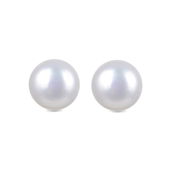 Luxenter essentiële oorbellen in 925 sterling zilver en witte parel met gerhodineerde afwerking - Image 1