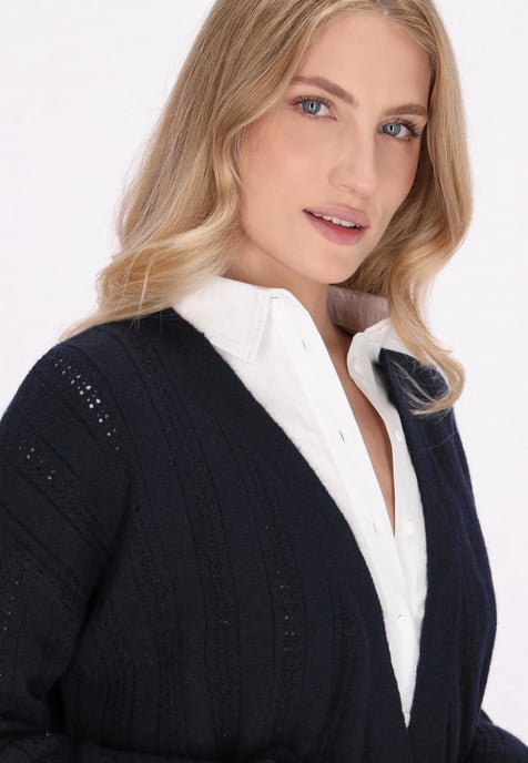 Dreimaster Vest Dames marine - Image 5