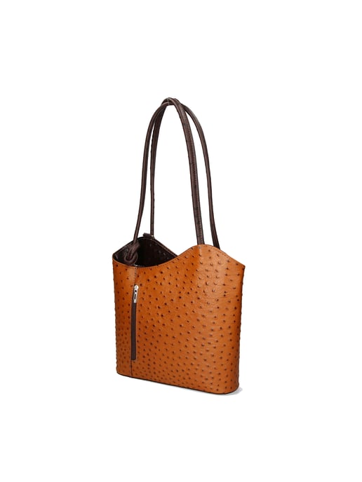 Gave Lux backpack women COGNAC/DARK BROWN