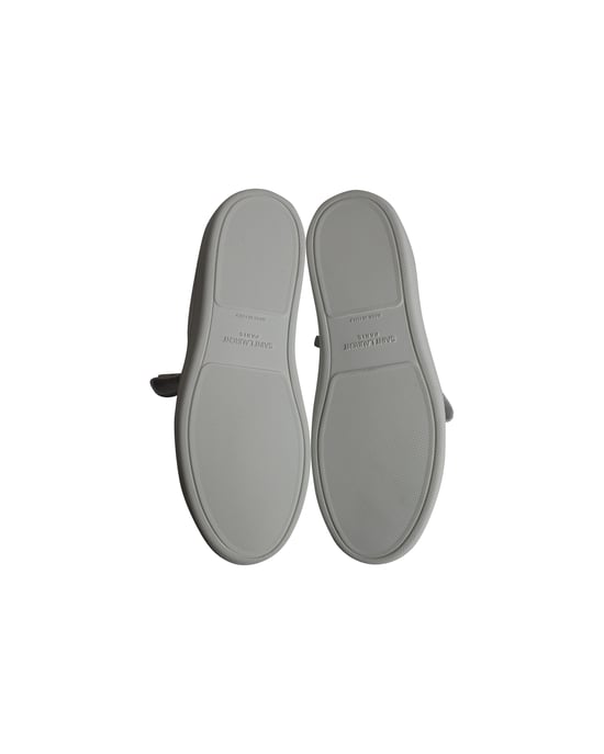 Saint Laurent Lips Classic Court Sneakers in Wit Leer - Image 6