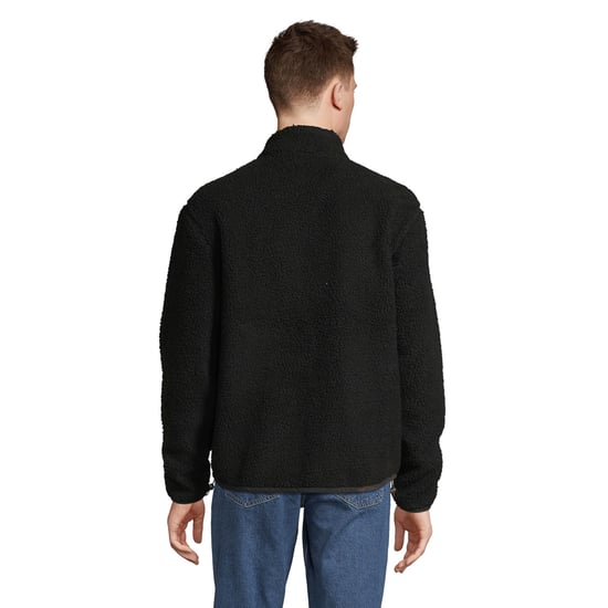 SOLS Fury Sherpa Gilet voor volwassenen (Koolstof Grijs/Zwart) - Image 2