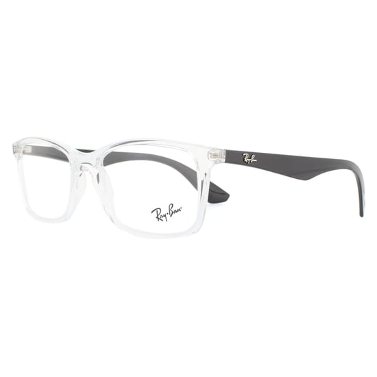 Ray-Ban Monturen RX7047 5943 Transparant en Zwart Mannen Vrouwen - Image 2