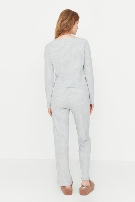 Trendyol Vrouwen  Ronde hals Pyjama Set 2 pak - Image 5