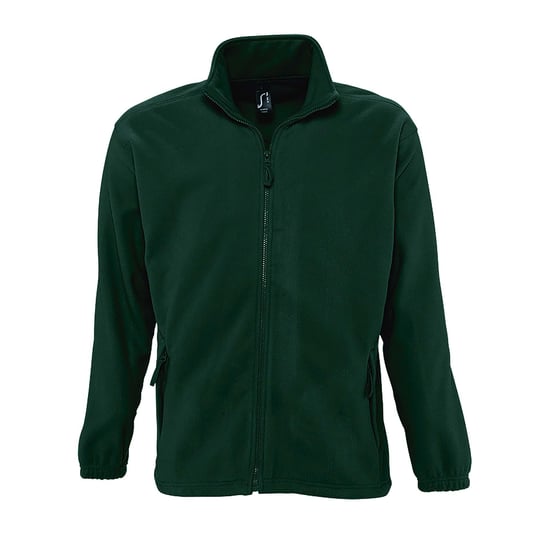 SOLS Heren North Full Zip Outdoor Fleece Jacket (Bosgroen) - Image 1