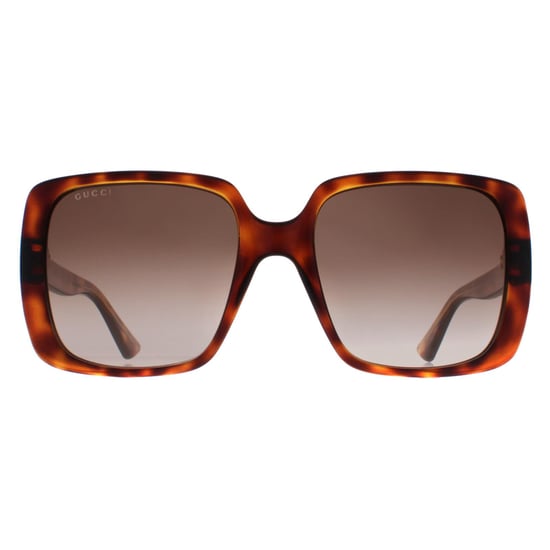 Gucci Vierkante Dames Donker Havana Bruin Gradient GG0632S - Image 1