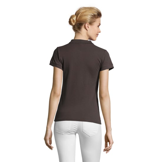 SOLS Dames/Dames Perfect Poloshirt (Donkergrijs massief) - Image 2