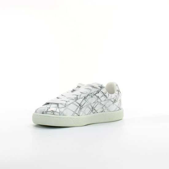 Puma States x Swash London Bones White Leather Mens Lace Up Trainers 360710 01