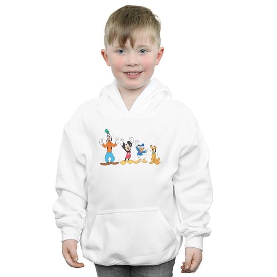 Disney Boys Mickey Mouse Friends Hoodie (White)