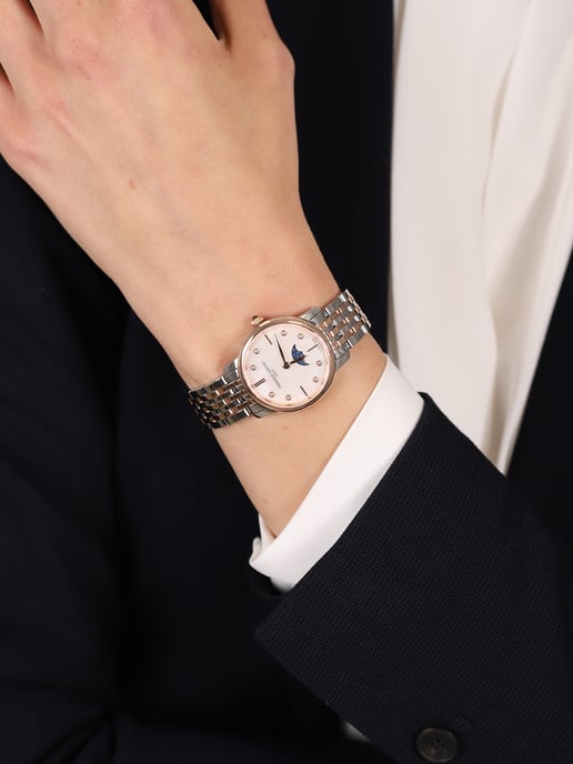 Frédérique Constant Slimline Moonphase Women's Multicolour Watch FC-206MPWD1S2B