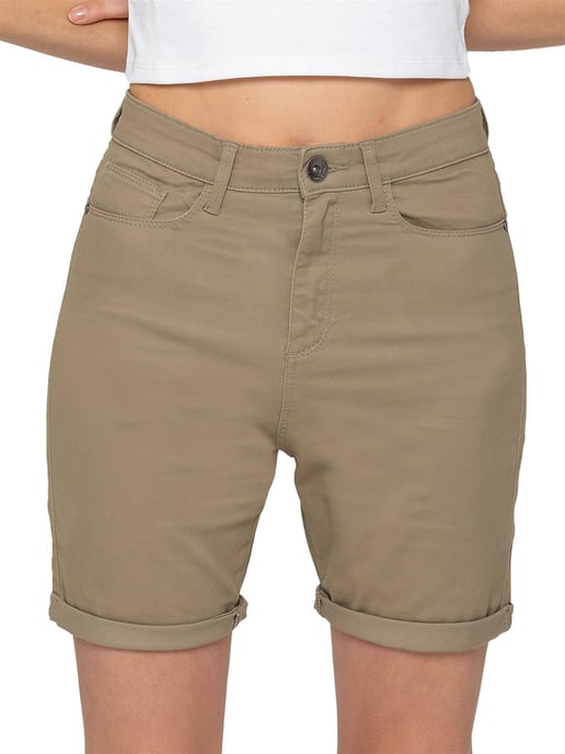 Enzo | Dames Chino Korte Broek Skinny Fit - Image 1