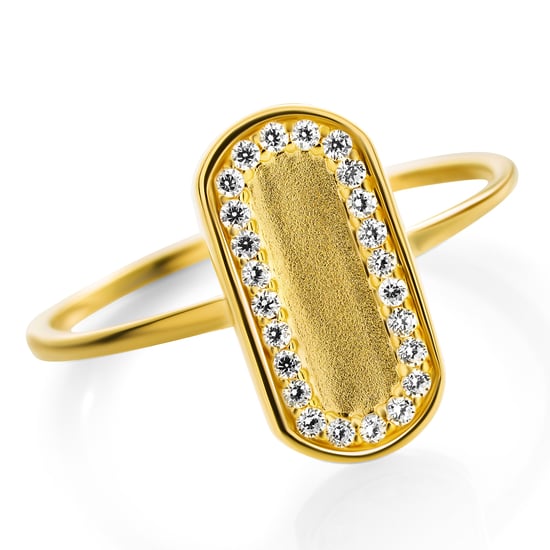 Orphelia 'Malaga' Dames 925 Sterling Zilveren Ring - Goud ZR-7573/G - Image 1