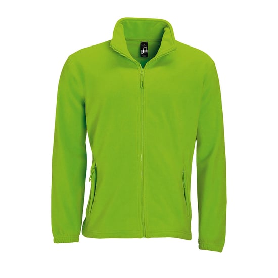 SOLS Heren North Full Zip Outdoor Fleece Jacket (Kalk) - Image 1