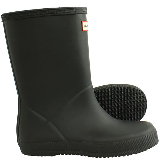 Hunter Original First Kinder Zwart Wellingron Laarzen - Image 5