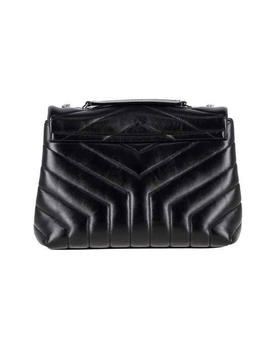 Saint Laurent Kleine Loulou Schoudertas in Zwart Leer - Image 3