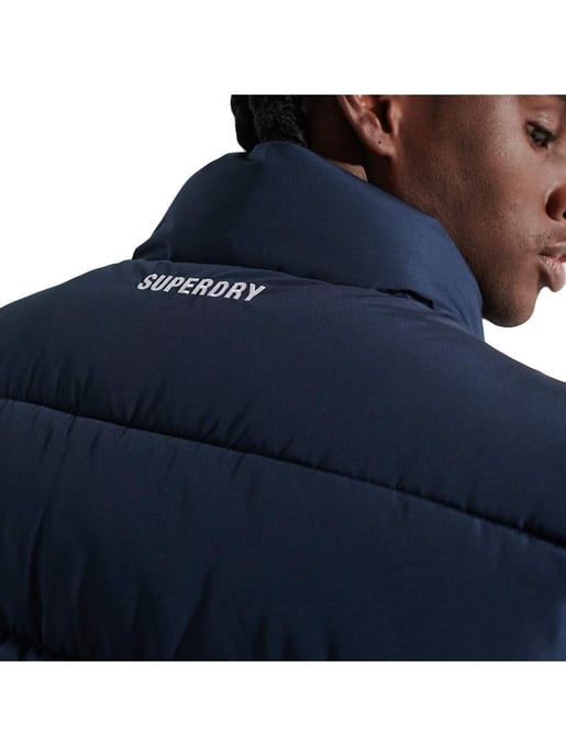 Superdry mouwloze donsjas voor heren met vintage logo - Image 3