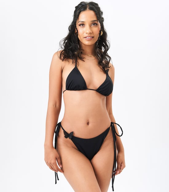 Vlinder Detail Touwriem Bikini Onderbroek - Image 1