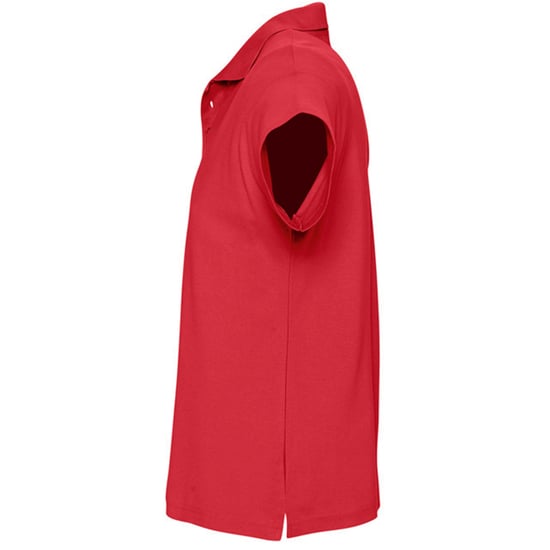 SOLS Heren Zomer II Pique Poloshirt met korte mouwen (Rood) - Image 3