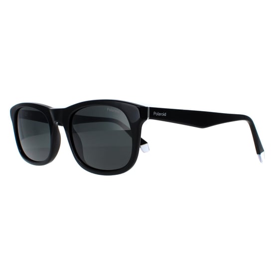Polaroid Rectangle Mens Black Grey Polarized PLD 2104/S/X