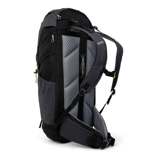 Regatta Highton V2 65L Hiking Backpack (Black/Seal Grey)