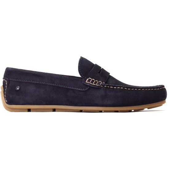 Base London Collins Leren Heren Navy Loafers - Image 5