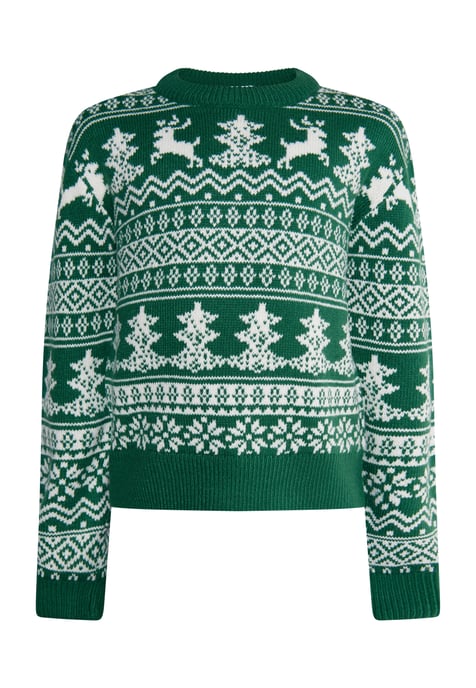 Mo Jumper jongens (kinderen) Groen Wit - Image 1
