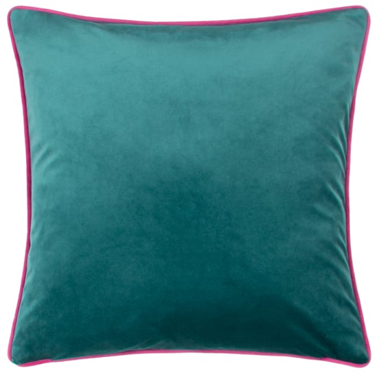 Kate Merritt Gustave Piped Velvet Polyester Kussen met Vulling - Image 2