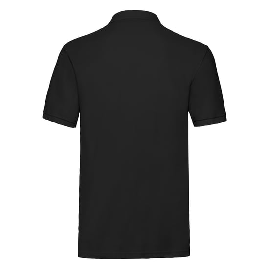 Fruit of the Loom Heren Premium Piqué Poloshirt (Zwart) - Image 2