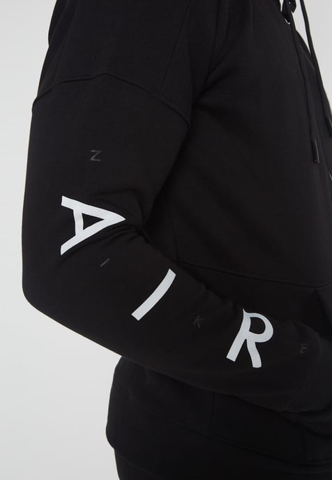 Nike Air Heren Zip Through Trainingspak Set Zwart - Image 5