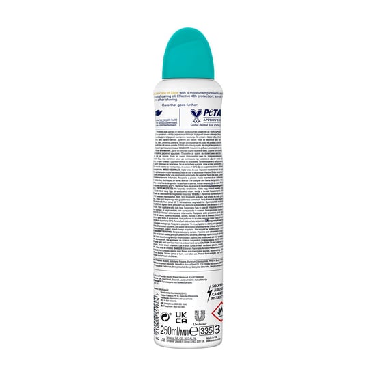 Dove Vrouwen Anti-Perspirant Deodorant Spray, Peer & Aloë Vera, 3-pack van 250ml - Image 3