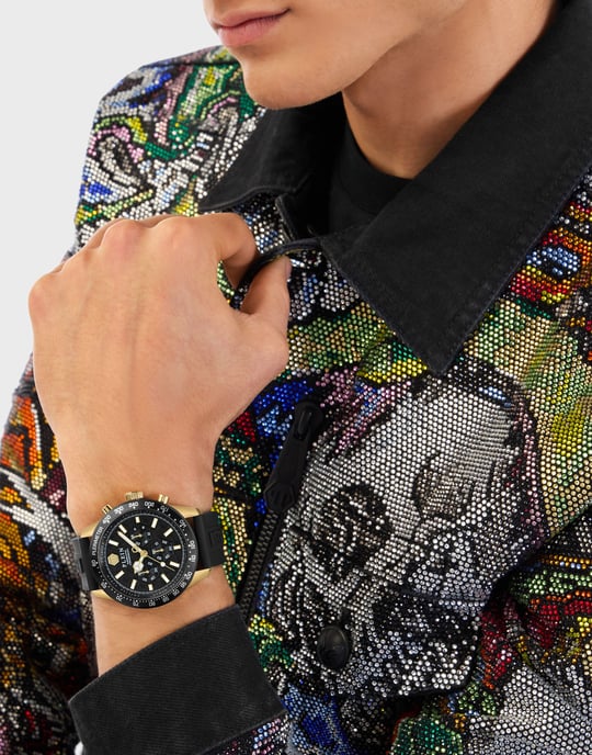 Philipp Plein Pleinmeter Heren Zwarte Horloge PWPYA0224 - Image 3