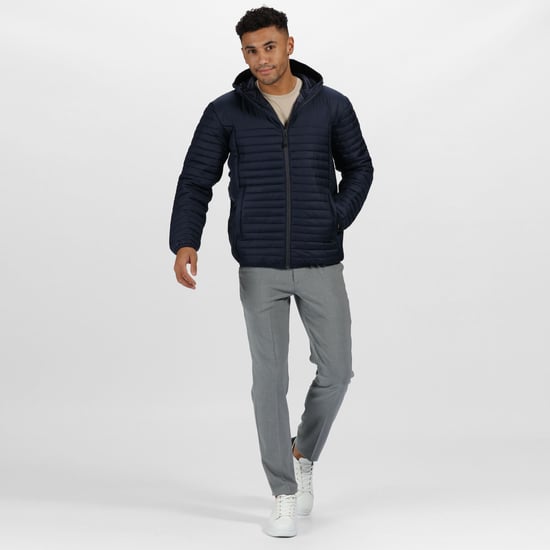 Regatta Mens Honestly Made Padded Jacket (Navy)