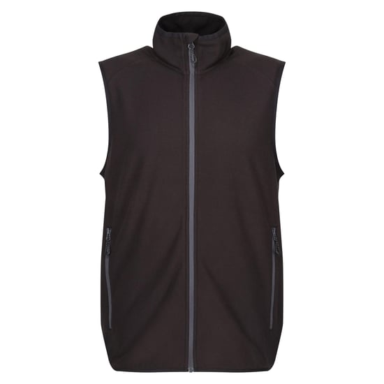Regatta Mens Navigate Fleece Gilet (Black/Seal Grey)