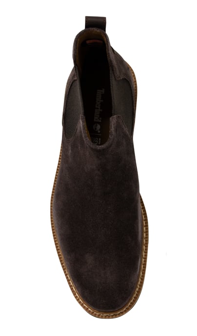 Timberland Napels Trail Chelsea Bruin Nubuck Leer Slip On Heren Laarzen A1RNF - Image 5