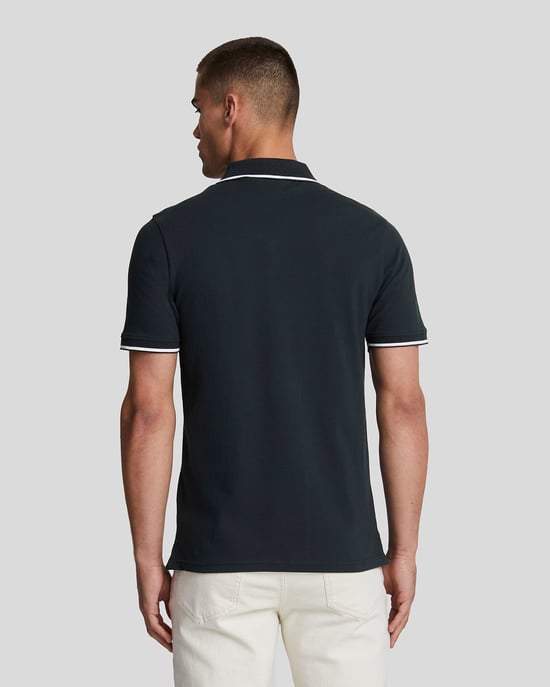 Lyle & Scott Tipped Polo Shirt Navy