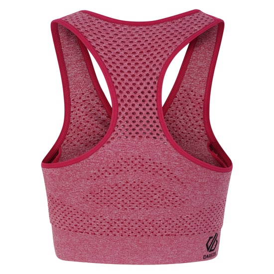 Dare 2b Womens/Ladies Dont Sweat It Sports Bra (Berry Pink Marl)