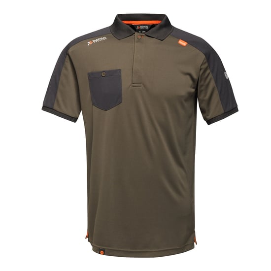 Regatta Heren Offensief Polo Shirt (Donkere Khaki) - Image 2