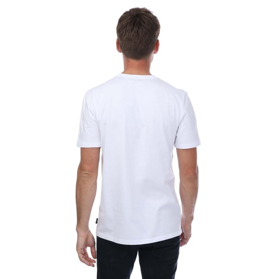 Heren Ted Baker Broni Merk-T-shirt in Wit - Image 2